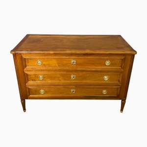 Cassettiera in stile Luigi XVI in noce, 1880