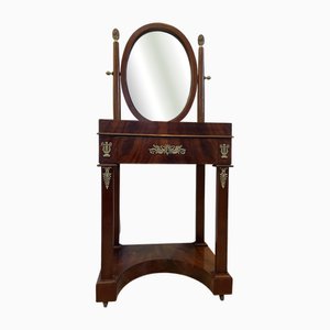Empire Mahogany Dressing Table, 1880