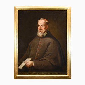 Antonio Alberti, Portrait du Cardinal Antonio Marcello Barberini Alberti, 1640, Huile sur Toile, Encadrée