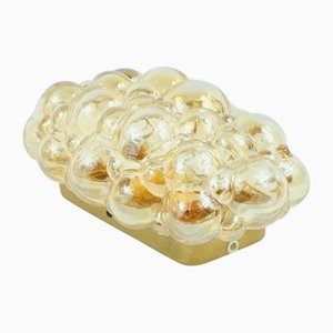 Applique Mid-Century in vetro a bolle attribuita a Helena Tynell per Limburg, Germania, anni '60