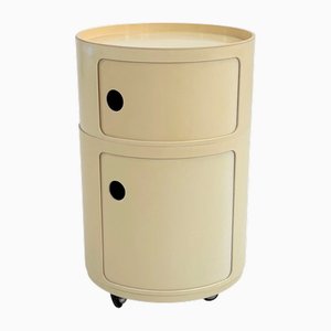 Large Round Componibili Storage Unit by Anna Castelli for Kartell, 1970s