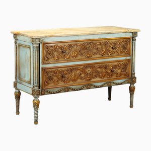 Neoclassical Style Chest of Drawers in Wrought Bronze