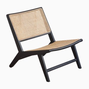 Lounge Chair with Viennese Wickerwork