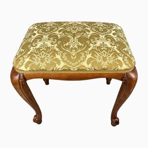 Ottomana vintage in stile Louis, Francia, con gambe cabriole