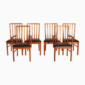 Sedie da pranzo Mid-Century in teak di McIntosh, anni '70, set di 6