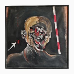 Untitled, 1990s, Oil on Canvas, Framed