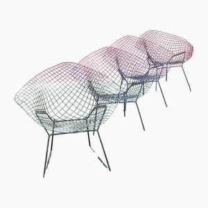 Fauteuils Bertoia par Harry Bertoia, 1980s, Set de 4