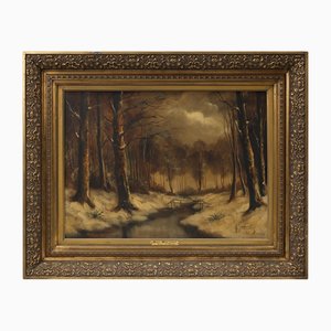 Henri Wouters, Hover en Flandre, 1920s, Oil on Canvas, Framed