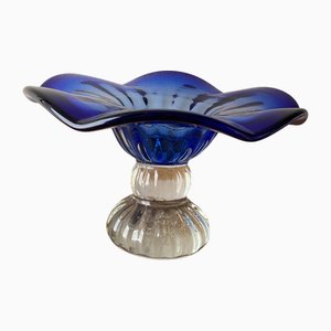 Vintage Freeform Glass Vase, 1950s