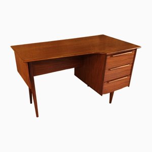 Scrivania da terra in teak, Paesi Bassi, anni '60