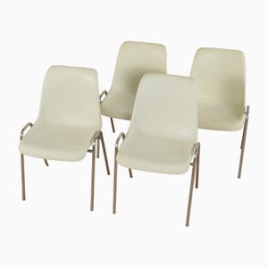 Vintage Chairs, 1970s, Set of 4