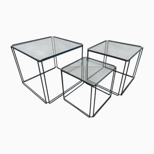 Isocele Nesting Tables by Max Sauze, 1970s, Set of 3