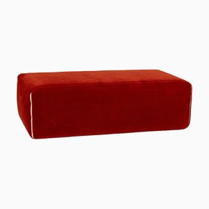 Plumy Ottoman mit rotem Bezug von Ligne Roset