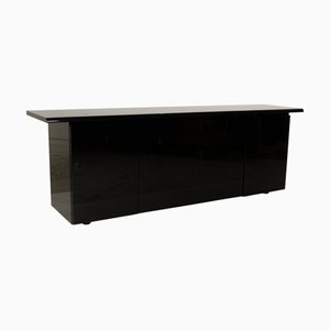 Black Wooden Sideboard with Cupboard Compartments from Behr