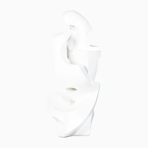 Monumental Plaster Light Sculpture by M. Reollon, 1981