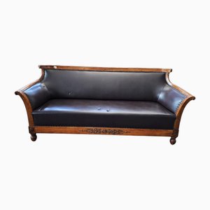Vintage Ledersofa, 1940