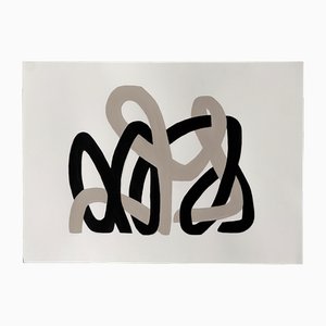 Amanda Andersen, Symbiotic String II, 2024, Acrylic Painting on Paper