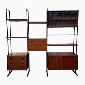 Expositor modular Interflex Mid-Century con escritorio, 1960