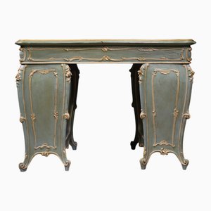 Venetian Lacquered and Painted Writing Desk, 1950