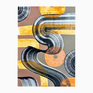 Sumit Mehndiratta, Sand Cymatics, Acrylic on Paper