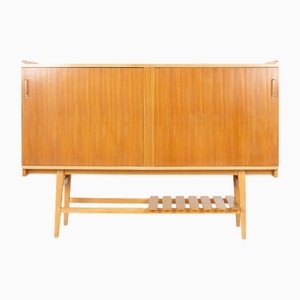 Enfilade Mid-Century en Frêne par René-Jean Caillette pour Charron, France, 1950s