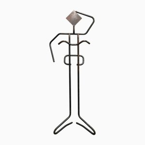 Brutalist Metallic Man Valet Stand