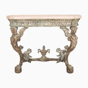 Italienischer geschnitzter Konsolentisch