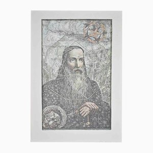 Hans Thoma 1, The Creator, Lithographie, 1919