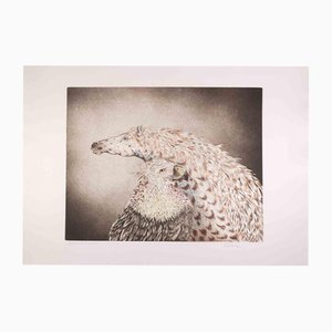 Benito Trolese, Eagle and Horse, Etching, 1990s