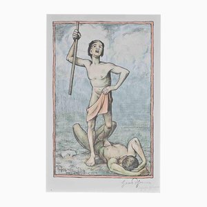 Hans Thoma 1, La vittoria, Litografia, 1924