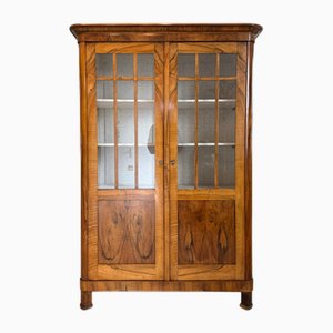 Biedermeier Display Cabinet in Walnut