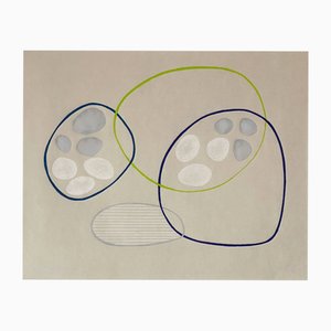 Amanda Andersen, Venn Diagramm, Buntstiftzeichnung auf Papier, 2023