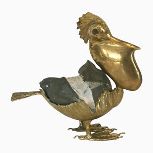 Bronze Pelican Sculpture Group