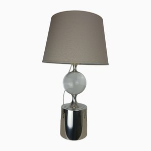 Lampe Boule en Verre par Philippe Barbier, 1950s