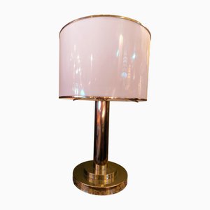 Metal Lamp with Lampshade, 1970s