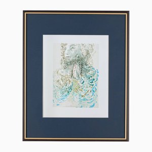 Salvador Dali, The Paradise, Canto 17: The Divine Foreknowledge, 1960, Woodcut Print