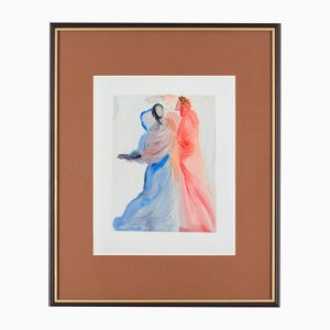 Salvador Dali, The Paradise, Canto 18: La Splendeur de Béatrice, 1960, Woodcut Print