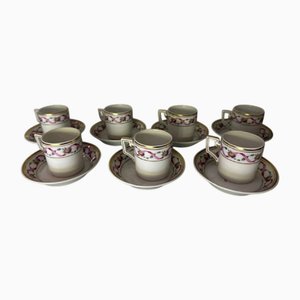 Impero Giulietta Coffee Service for 8 by Richard Ginori, 1920s, Set of 15
