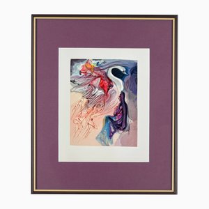 Salvador Dali, The Paradise, Canto 19: The Language of the Bird, 1960, Woodcut Print