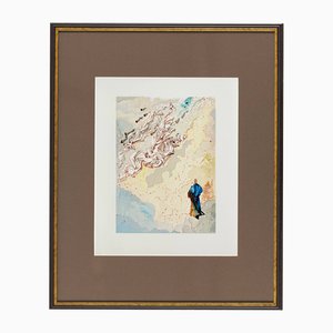 Salvador Dali, The Paradise, Canto 20: The Sixth Sphere of Jupiter, 1960, Holzschnitt-Druck