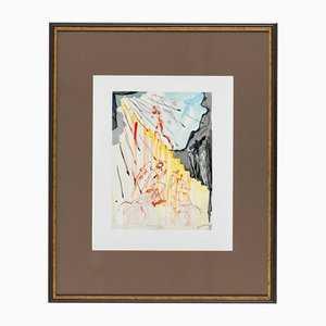 Salvador Dali, The Paradise, Canto 21: Vorbereitung auf das letzte Gebet, 1960, Holzschnitt-Druck