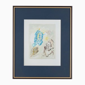 Salvador Dali, The Paradise, Canto 26: Dante Recovers his Sight, 1960, Woodcut Print