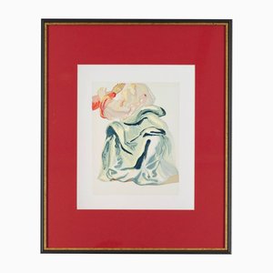 Salvador Dali, The Paradise, Canto 30: To the Empyrean, 1960, Woodcut Print