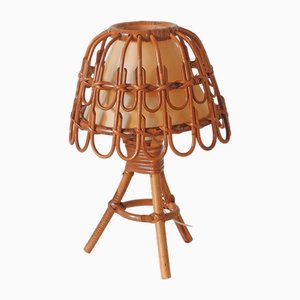 Lampada da tavolo Mid-Century realizzata a mano nello stile di Louis Sognot, anni '60