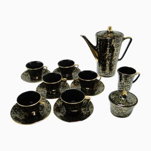 Vintage Polish Coffee Set, 1970s, Set of 15