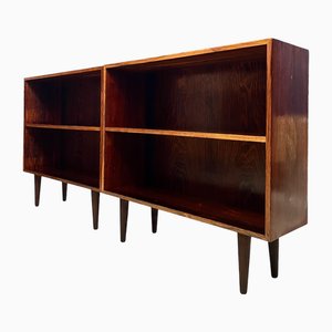 Librerías danesas Mid-Century de palisandro de Hjørnebo, años 60. Juego de 2