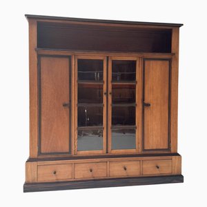 Bibliothèque Quatre Portes Art Déco Vintage, 1920s