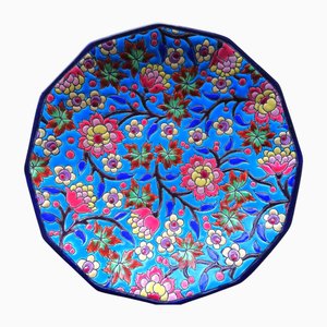 Enamel Bowl from Longwy, France, 1920s