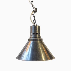 Danish Industrial Aluminium Hanging Lamp by Nordisk Solar, 1940s