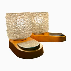 Lampade da tavolo di Egon Hillebrand, anni '70, set di 2